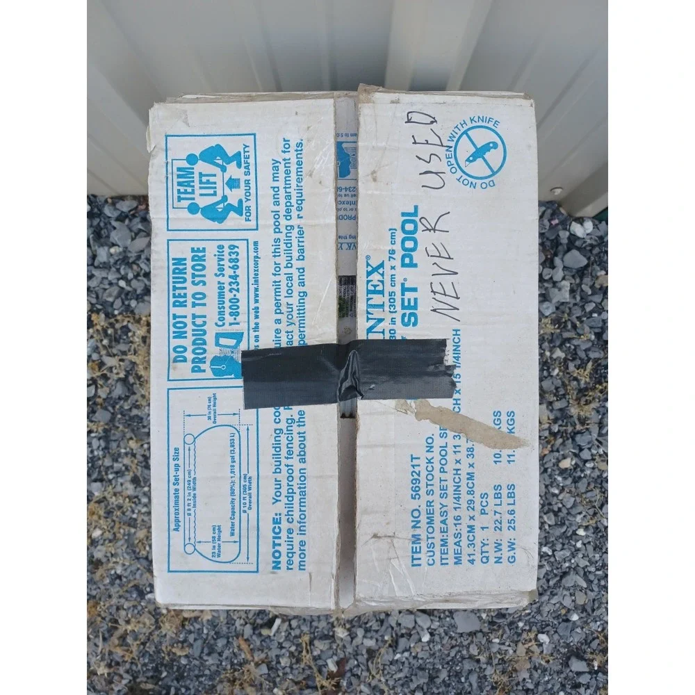 10 Foot Easy Set Pool with Pump and Filter INTEX 10' x 30